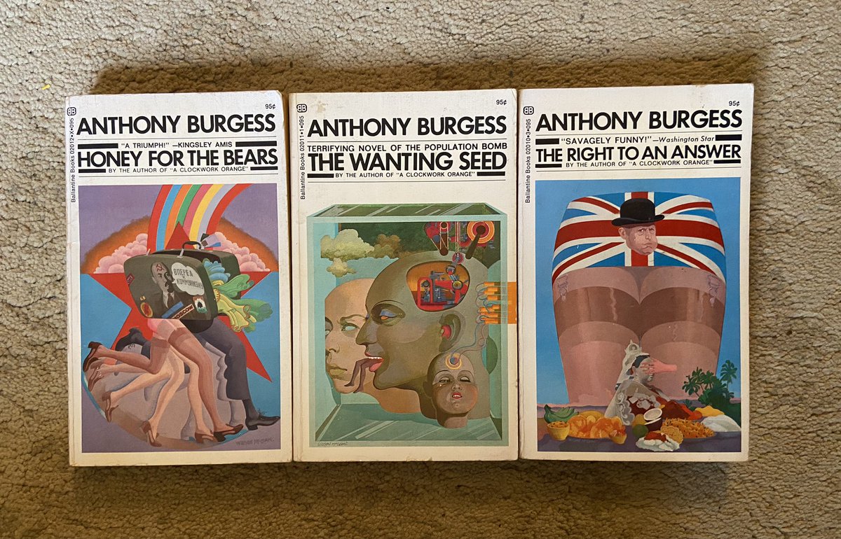 Anthony Burgess on Ballantine
Illustrations by Wilson McLean