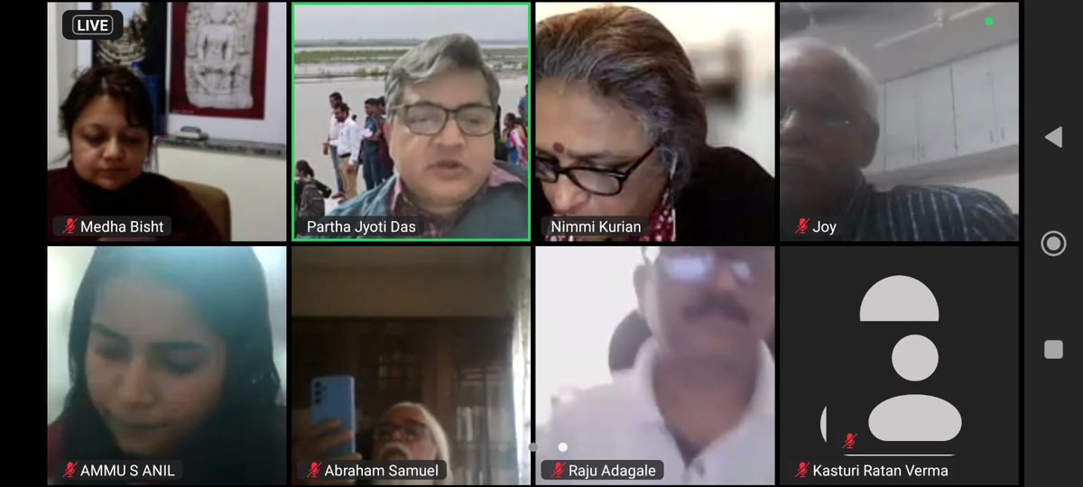 Felt privileged to moderate the webinar ‘At the Water’s Edge: How Weak Institutionalism Will Weaken Sustainable Futures of the #Brahmaputra’, 01.02.2025. Lead speaker: Prof Nimmi Kurian; Discussant: Dr. Medha Bisht  and Dr. Mirza Zulfiqur Rahman; Organsd by Water Conflicts Forum.