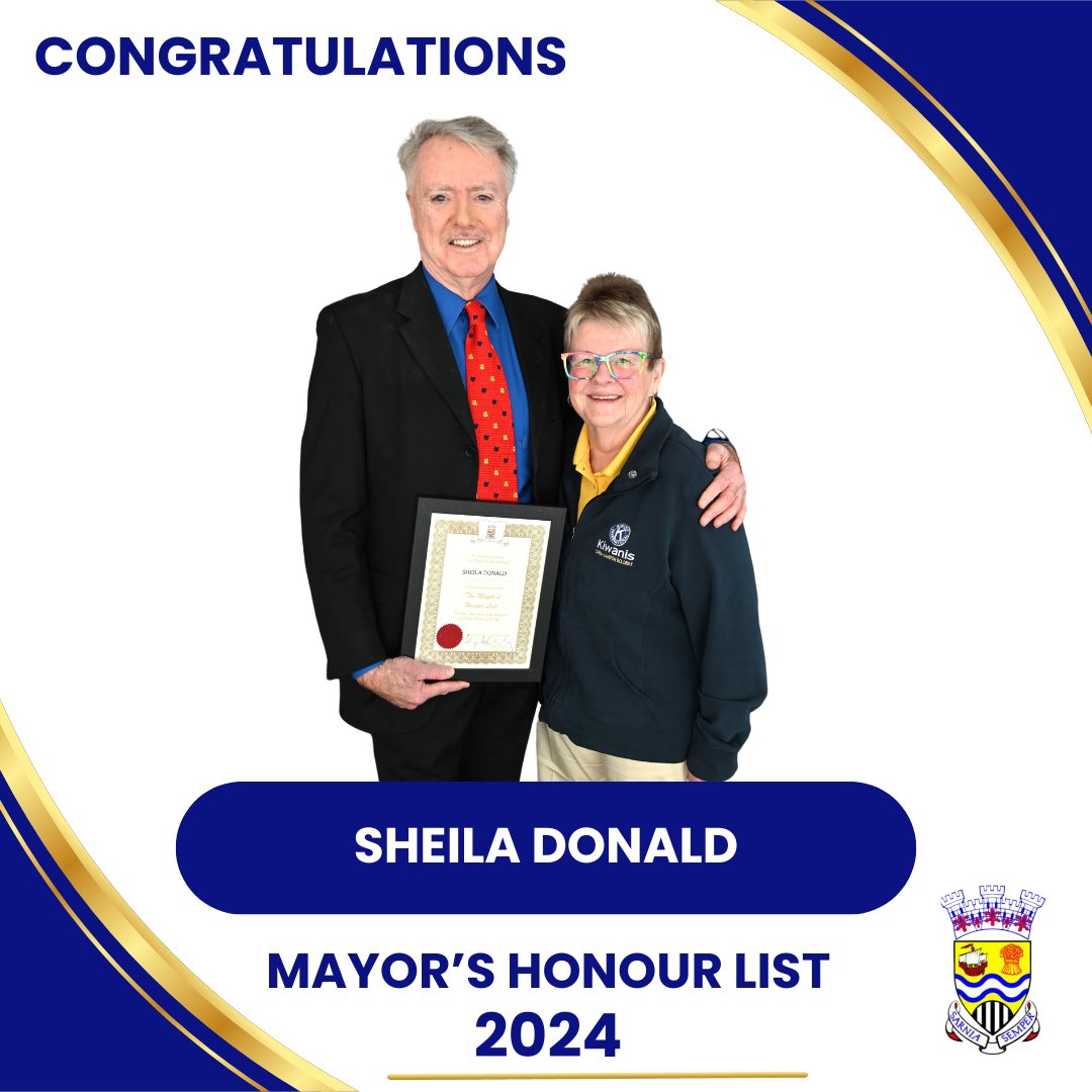 mayorofsarnia's tweet photo. Spirit of Sarnia: Mayor's Honour List Recipients (4) https://t.co/nnQDChwqkZ