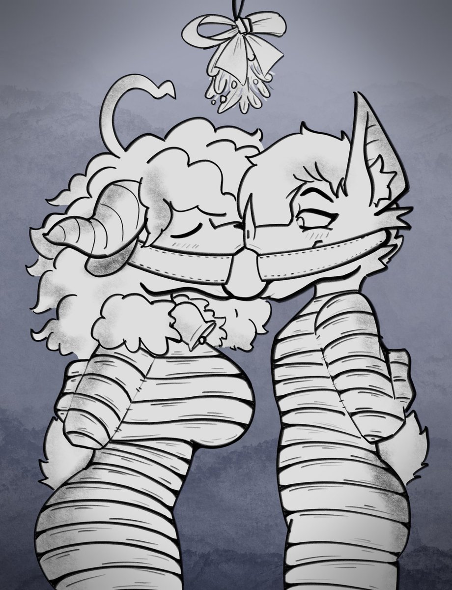 Ptr0n monthly sketch-

two freeks under mistletoe… they will be eliminated…….