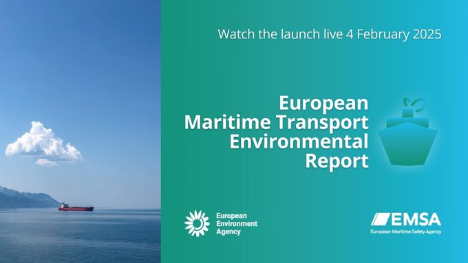 🆕Just launched!  The 2nd edition of the European #MaritimeTransport Environmental Report (#EMTER). 

Updated facts, data, analyses and actions to reduce the impact on our environment - including in the context of new legislation on #MaritimeDecarbonisation.

Info and