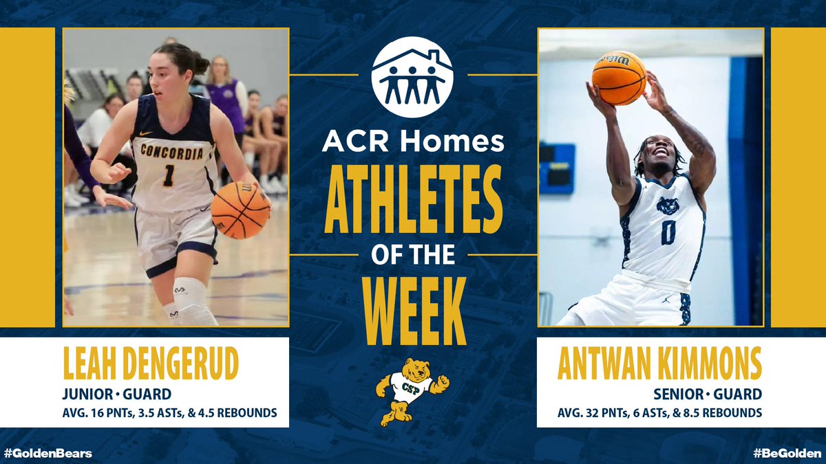 CSPBears's tweet photo. π₯³ Congrats to Leah & Antwan for being this week's @acrhomes's Athletes of the Week!
#BeGolden #GB4L #CSP #LetsGoBears #ACRHomes #AOW https://t.co/zcDcVr50j3