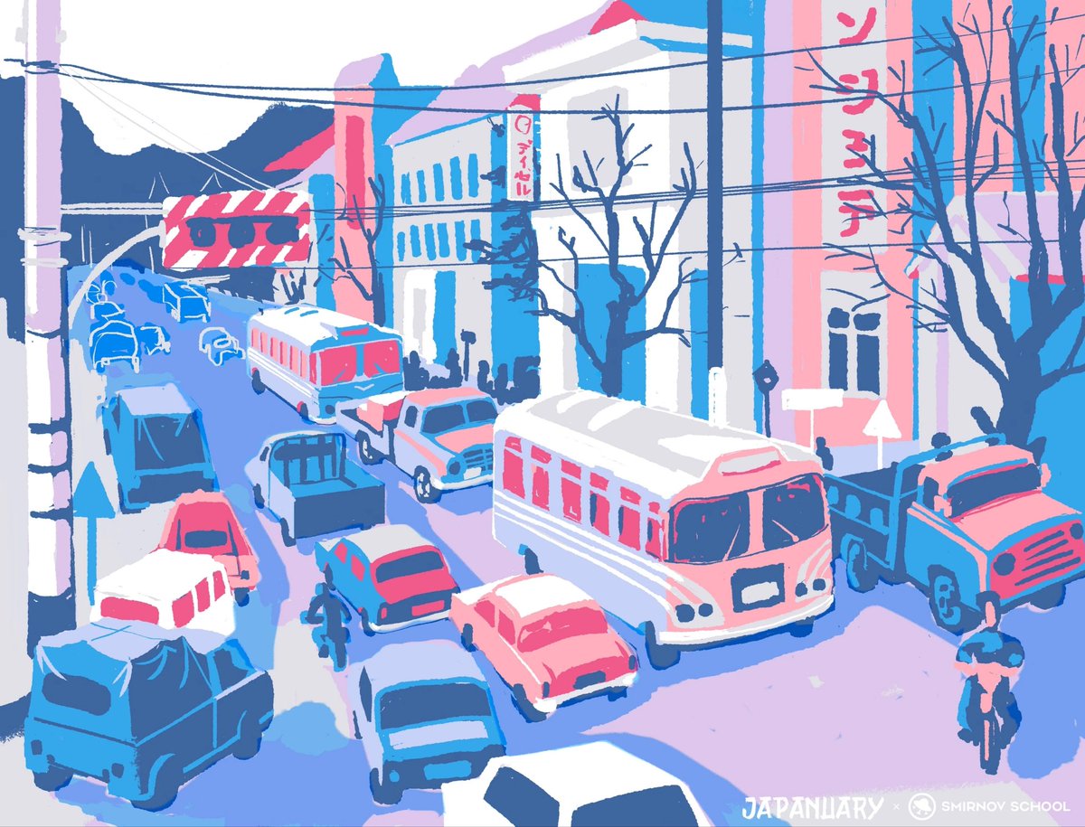 _Woliya_'s tweet photo. Прогулки по Японии в гугл картах в ограниченных палитрах 
#sketch https://t.co/wyy1MPN0o5