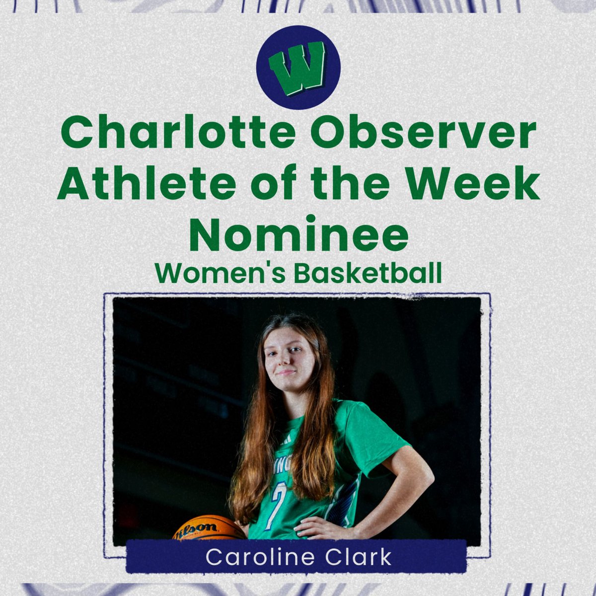 Carolina Clark is up for the Charlotte Observer Athlete of the Month! GO VOTE!
buff.ly/3WPi4jM 
<a href="/AGHoulihan/">Andrew G. Houlihan</a> <a href="/UCPSNC/">Union County Public Schools</a> <a href="/UCPSNCAthletics/">UCPS NC Athletics</a> <a href="/WeddingtonHSNC/">Weddington High School</a>