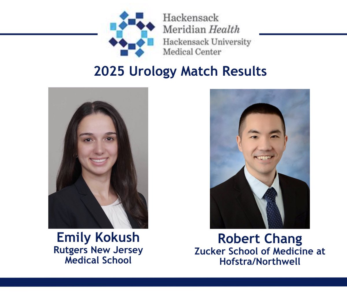 HackensackUMC Department of Urology (@humcurology) on Twitter photo We're proud to announce the <a href="/HUMCUrology/">HackensackUMC Department of Urology</a> Residency Class of 2030! We are over the moon!
Congratulations and welcome to the team!! #urologymatch2025 #MatchDay <a href="/EKokush/">Emily Kokush</a> <a href="/robertchang_/">Robert Chang</a>
<a href="/mdstifelman/">Michael Stifelman</a> <a href="/NitinYerram/">Nitin Yerram M.D.</a> <a href="/RoboticsUrology/">Mutahar Ahmed</a> <a href="/DebraFromer/">debra fromer</a> <a href="/MSBillah_md/">M. Shabil Billah</a> <a href="/DavidShinMD/">David Shin</a> <a href="/HMHSchoolofMed/">Hackensack Meridian School of Medicine</a> We're proud to announce the <a href="/HUMCUrology/">HackensackUMC Department of Urology</a> Residency Class of 2030! We are over the moon!
Congratulations and welcome to the team!! #urologymatch2025 #MatchDay <a href="/EKokush/">Emily Kokush</a> <a href="/robertchang_/">Robert Chang</a>
<a href="/mdstifelman/">Michael Stifelman</a> <a href="/NitinYerram/">Nitin Yerram M.D.</a> <a href="/RoboticsUrology/">Mutahar Ahmed</a> <a href="/DebraFromer/">debra fromer</a> <a href="/MSBillah_md/">M. Shabil Billah</a> <a href="/DavidShinMD/">David Shin</a> <a href="/HMHSchoolofMed/">Hackensack Meridian School of Medicine</a>