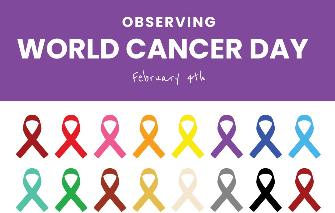 Cancer affects us all, whether we fight, support, or remember. Stand together, because no one battles alone.

#WorldCancerDay