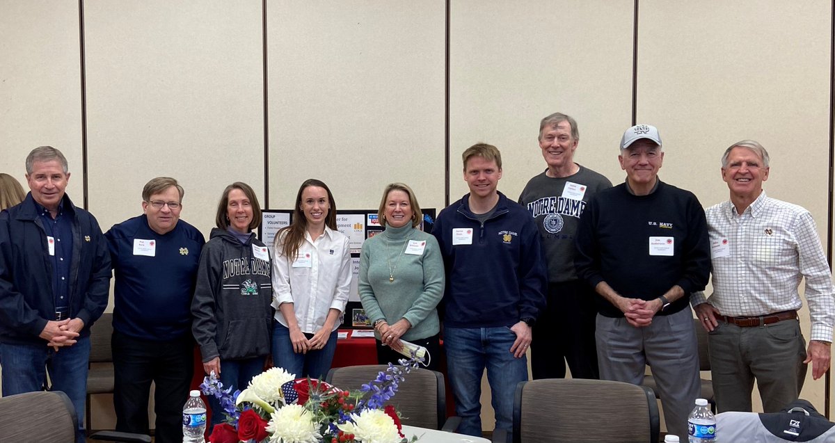 Support our MN Veterans!

All alumni, parents, and friends are welcome to join NDMN as part of the National Salute to Veteran Patients on Thursday, Feb. 13 at the Minneapolis VA Hospital. Visit myND for more information and to sign up: my.nd.edu/topics/1147/ev…