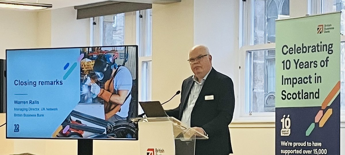 ACCA were delighted to join many from Scotland’s finance community at <a href="/BritishBBank/">British Business Bank</a> ‘s 10-year celebration in Edinburgh today 🎂 Lovely to hear speakers talk about the value of accountants in business growth 👏