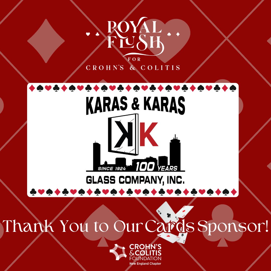 Where would a night of blackjack be without cards? Thank you to our longtime sponsor, Karas &amp; Karas Glass Company, for continuing to support Royal Flush!
onecau.se/royalflush2025