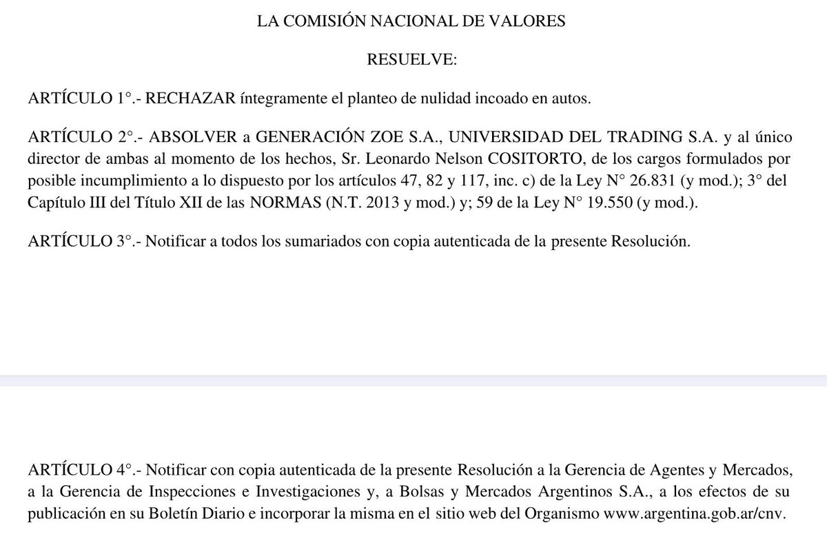 Den marcha atrás con esto urgente y rajen de una patada en el culo al kirchnerista infiltrado que aprobó esta resolución.