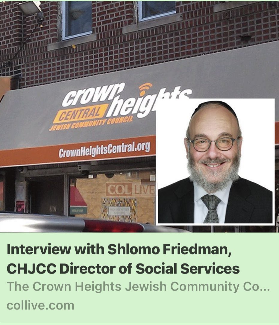 The Crown Heights Jewish Community Council tweet media