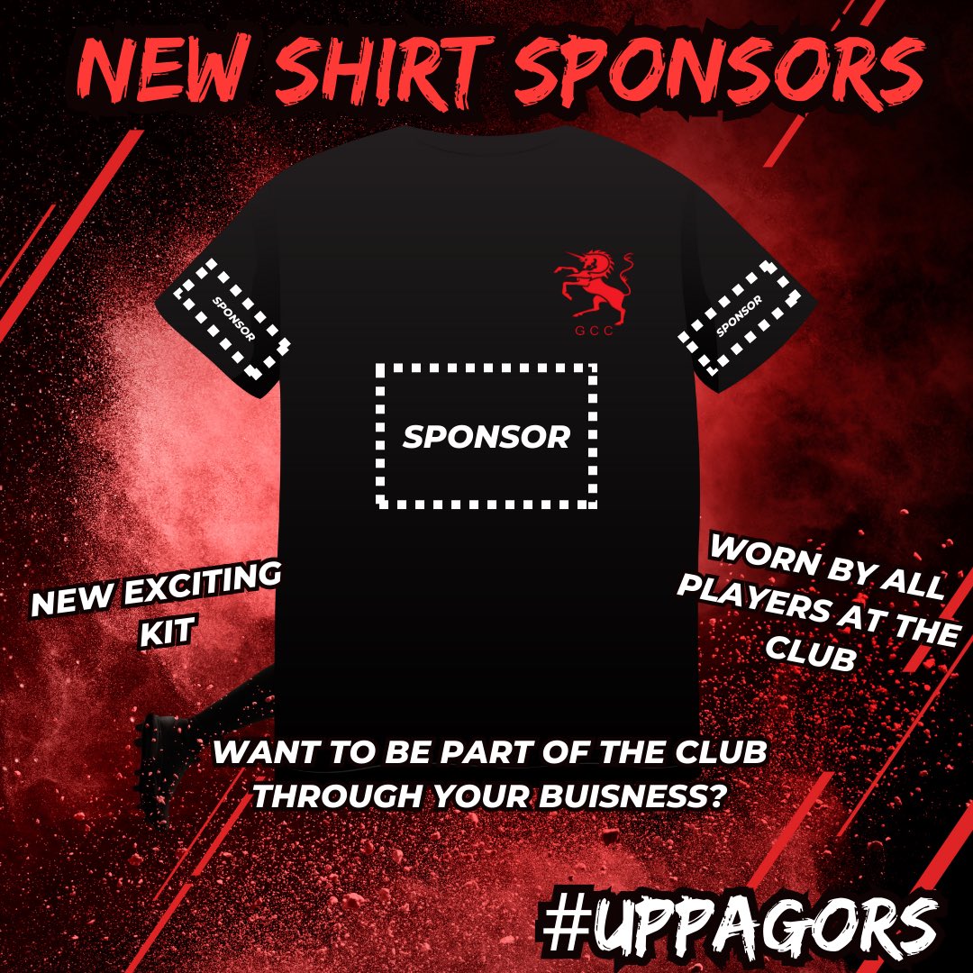 GorseinonCC's tweet image. 🚨NEW SHIRT SPONSORS🚨

The club are excited to announce that we will be having a new kit supplier!

If you’re a local business &amp;amp; you would like to advertise your business on our new shirts while also having your company around the club/ground and on our social media platforms.