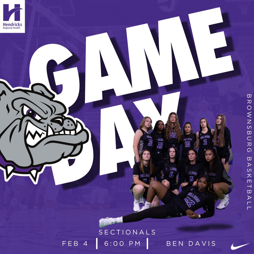 Brownsburg Athletics (@bhsdogs) on Twitter photo It’s #GAMEDAY
🏀 » <a href="/bhsdogsghoops/">BHS Girls Basketball</a>
🆚 » <a href="/PikeHSAthletics/">Pike Red Devils</a>
⏱ » 6:00PM
📍 » Ben Davis High School
🎟 » brownsburgbulldogs.com/Events (brownsburgbulldogs.com/Events)
#BulldogTough x #BulldogFamily It’s #GAMEDAY
🏀 » <a href="/bhsdogsghoops/">BHS Girls Basketball</a>
🆚 » <a href="/PikeHSAthletics/">Pike Red Devils</a>
⏱ » 6:00PM
📍 » Ben Davis High School
🎟 » brownsburgbulldogs.com/Events (brownsburgbulldogs.com/Events)
#BulldogTough x #BulldogFamily