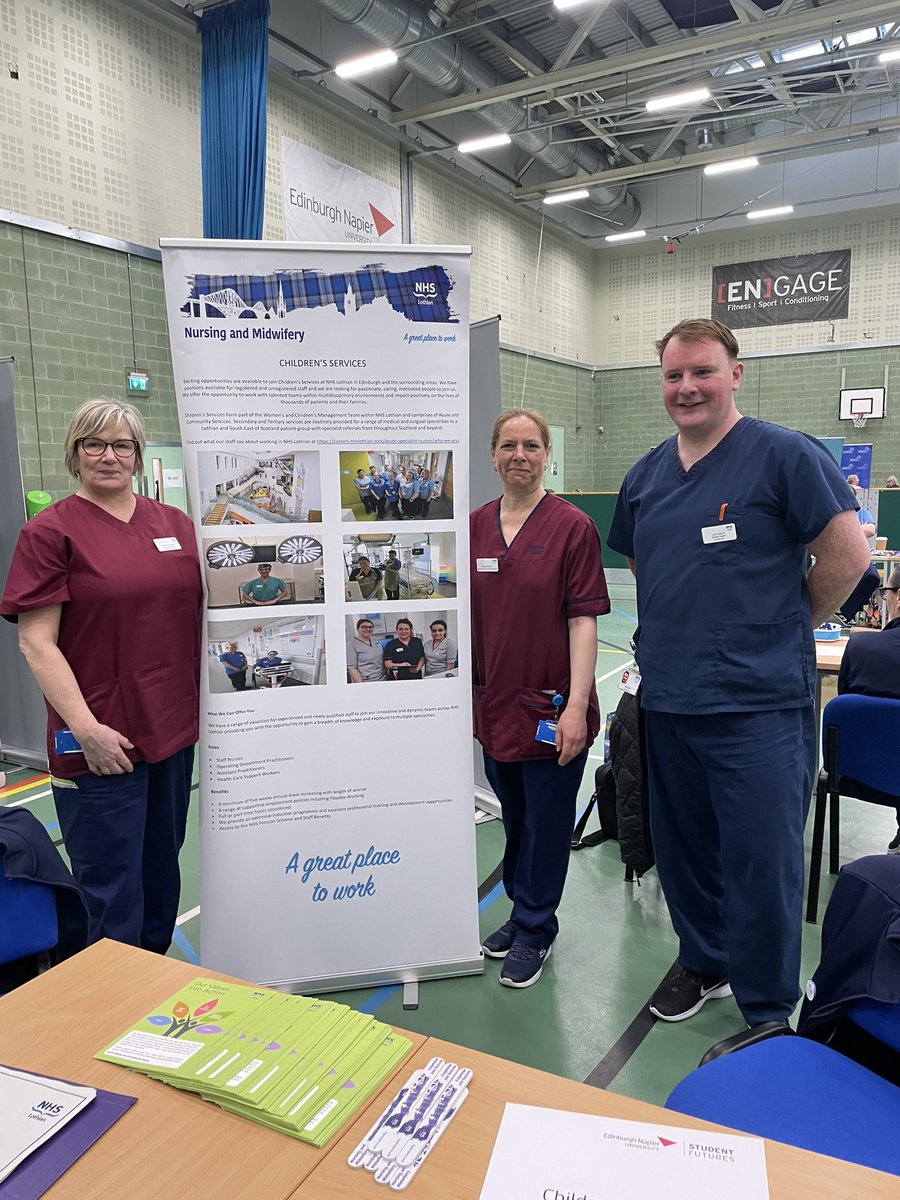 lesley triseliotis (@ltriseliotis) on Twitter photo Our Mental Health, Learning Disability and Children’s Nursing team’s set up and ready to talk to <a href="/EdinburghNapier/">Edinburgh Napier University</a> students. <a href="/CraigStenhouse1/">Craig Stenhouse</a> Our Mental Health, Learning Disability and Children’s Nursing team’s set up and ready to talk to <a href="/EdinburghNapier/">Edinburgh Napier University</a> students. <a href="/CraigStenhouse1/">Craig Stenhouse</a>