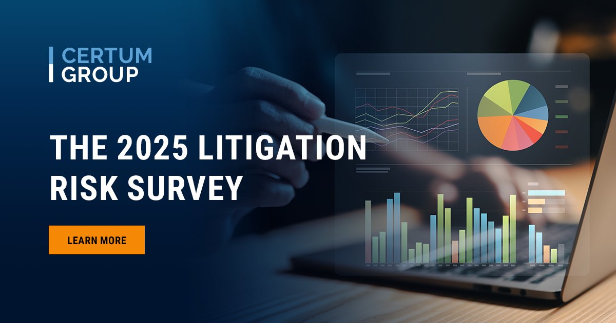 How does your company manage risk? What litigation risk transfer solutions do you use? 

We’ve launched our third annual survey to learn how in-house legal departments manage litigation matters and assess risk. Check it out: hubs.ly/Q035c4Lv0

#LitigationRisk #InHouseLegal