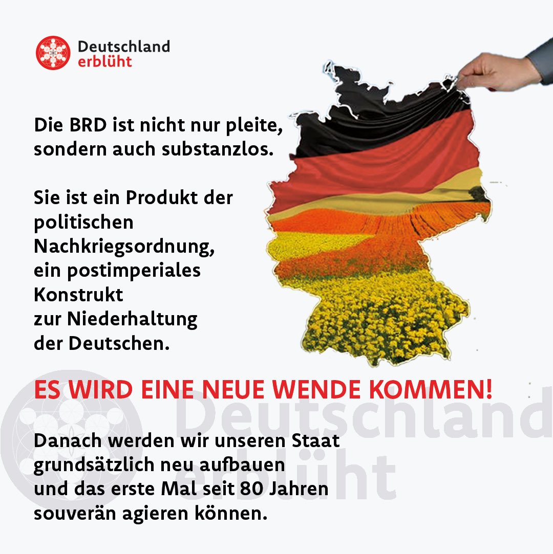 Deutschlanderb's tweet photo. Bist Du bereit das Alte gehen zu lassen?
#brd #zeitenwende #allesneu #deutschland #unserezukunft #deutschlanderblüht https://t.co/uqdbTL3ZSz