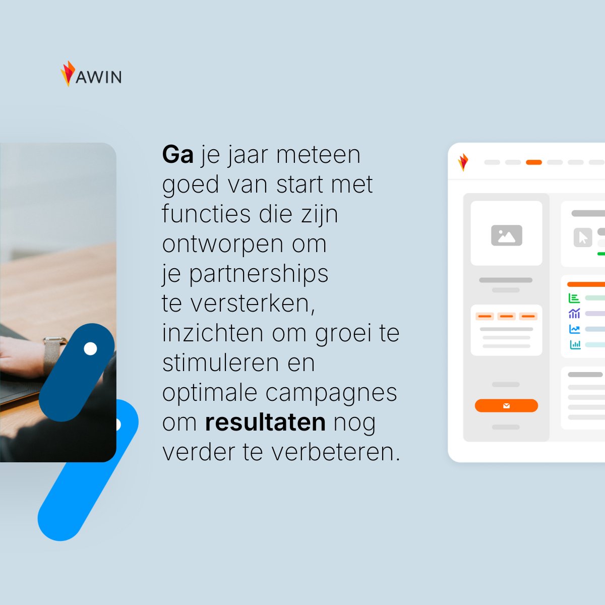 Awin_NL's tweet photo. Heb je afgelopen week de lancering van onze winter release gemist? Geen probleem, we hebben alle hoogtepunten voor je op een rijtje gezet 🚀

Meer informatie: https://t.co/PDjhFjZKyA

#AwinProductRelease #AffiliateMarketing #PartnerMarketing #InfluencerMarketing https://t.co/0ZrXgHnvK9