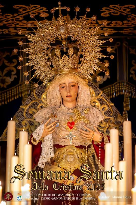 Presentado el Cartel de la Semana Santa de Isla Cristina 2025: Una Obra de Gran Belleza que Anuncia la Pasión Isleña