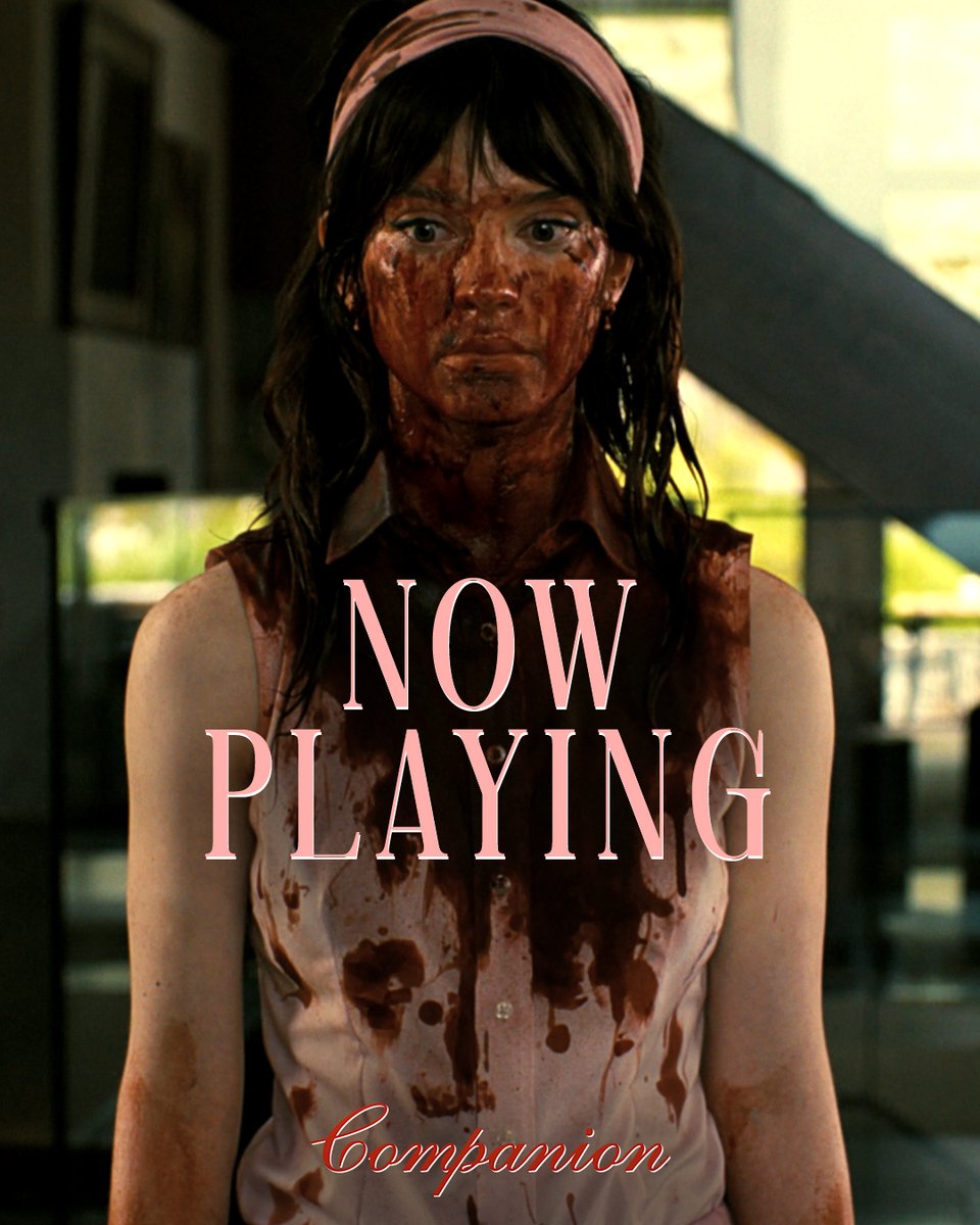 #CompanionMovie is officially a slay. Now playing only in theaters. Get tickets now. fandan.co/Companion