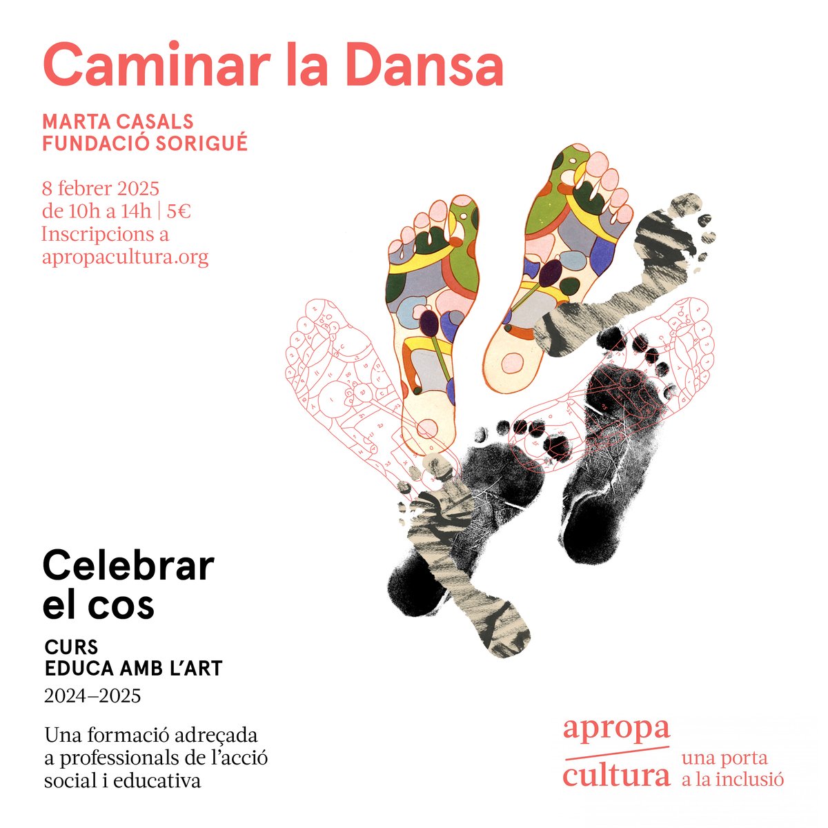Apropa Cultura (@apropacultura) on Twitter photo Ets un professional de l’acció social i educativa?
👉Inscriu-te a la formació que hem organitzat amb la <a href="/fundaciosorigue/">Fundació Sorigué</a> “Celebrar el cos” liderada per la ballarina, formadora i coreògrafa Marta Casals.
#somApropa #ApropaCultura #cultura #SenseFiltres #música #dansa Ets un professional de l’acció social i educativa?
👉Inscriu-te a la formació que hem organitzat amb la <a href="/fundaciosorigue/">Fundació Sorigué</a> “Celebrar el cos” liderada per la ballarina, formadora i coreògrafa Marta Casals.
#somApropa #ApropaCultura #cultura #SenseFiltres #música #dansa