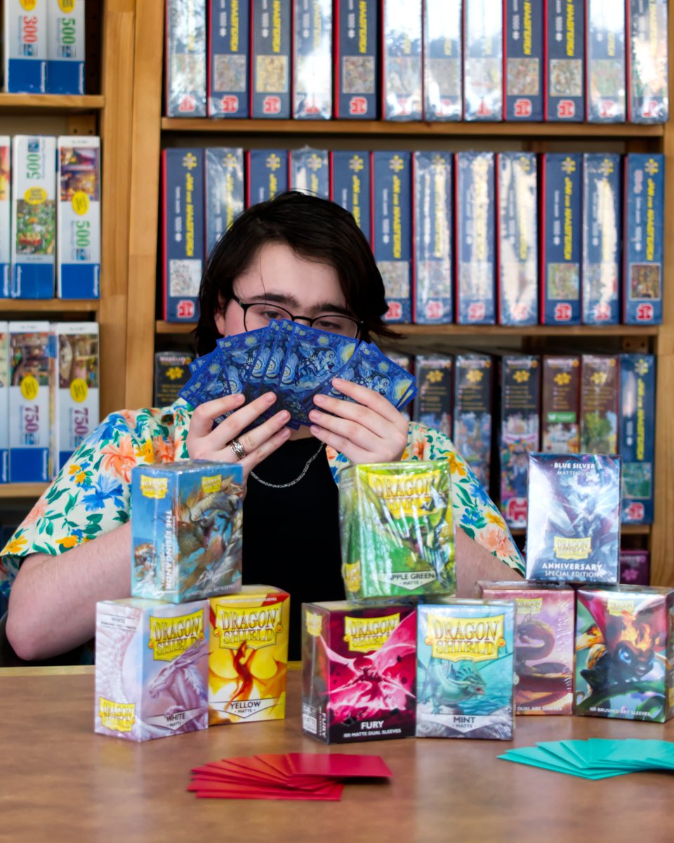 When looking for TCG sleeves that last, Dragon Shield sleeves are up to the task with durability that doesn't disappoint! Peter's staff pick is Dragon Shield sleeves. 

#staffpick #dragonshield #tcg #flgs