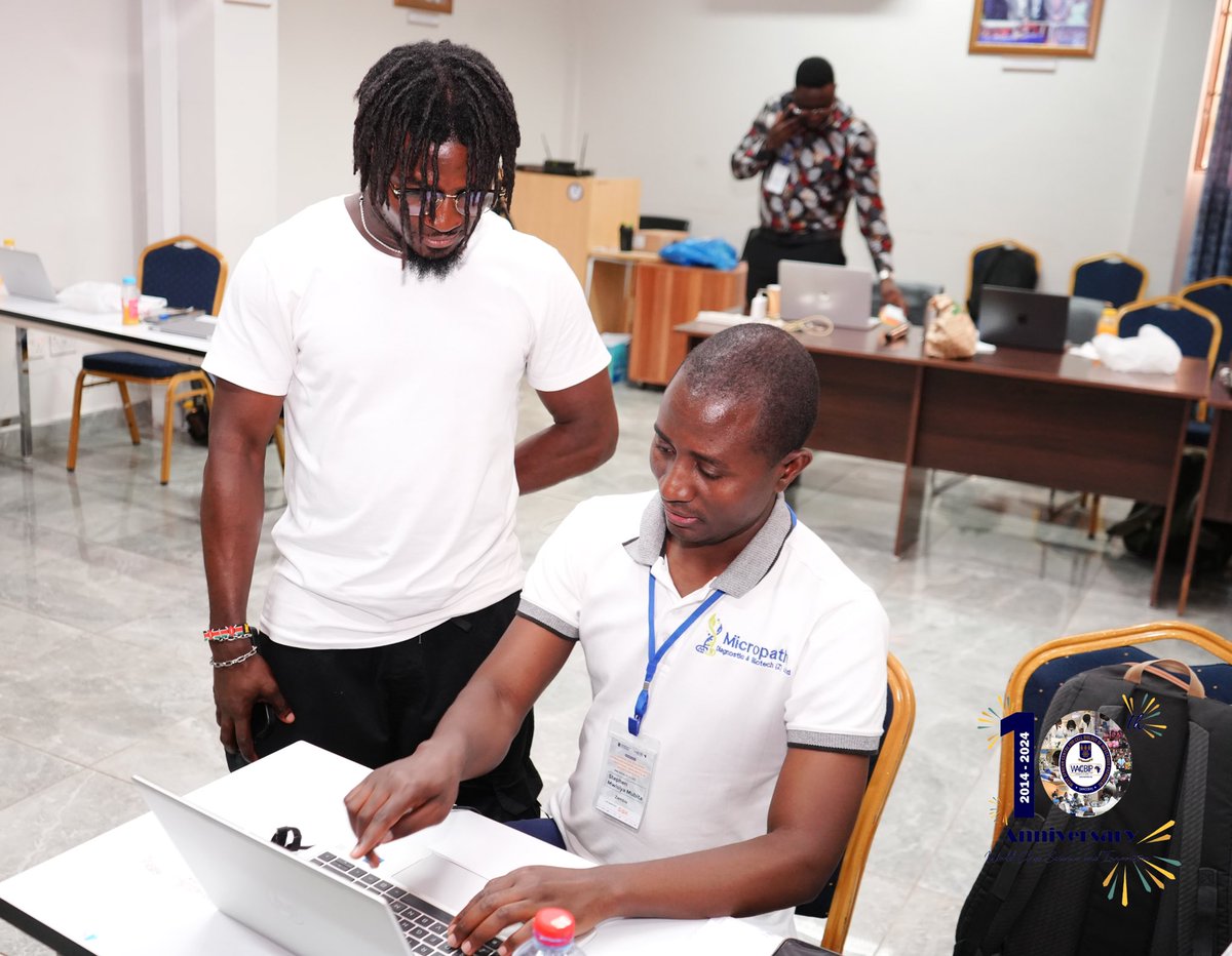 WACCBIP (@waccbip_ug) on Twitter photo Update: AMR Hands-on Training workshop.
Our #Bioinformatics participant group dives full in to the basics with sessions introducing Linux systems and navigating the command line for accomplishing simple tasks delivered by facilitators - <a href="/collinsmisita/">Collins M. Morang'a</a> <a href="/VincentAppiah74/">VincentAppiah</a> Update: AMR Hands-on Training workshop.
Our #Bioinformatics participant group dives full in to the basics with sessions introducing Linux systems and navigating the command line for accomplishing simple tasks delivered by facilitators - <a href="/collinsmisita/">Collins M. Morang'a</a> <a href="/VincentAppiah74/">VincentAppiah</a>