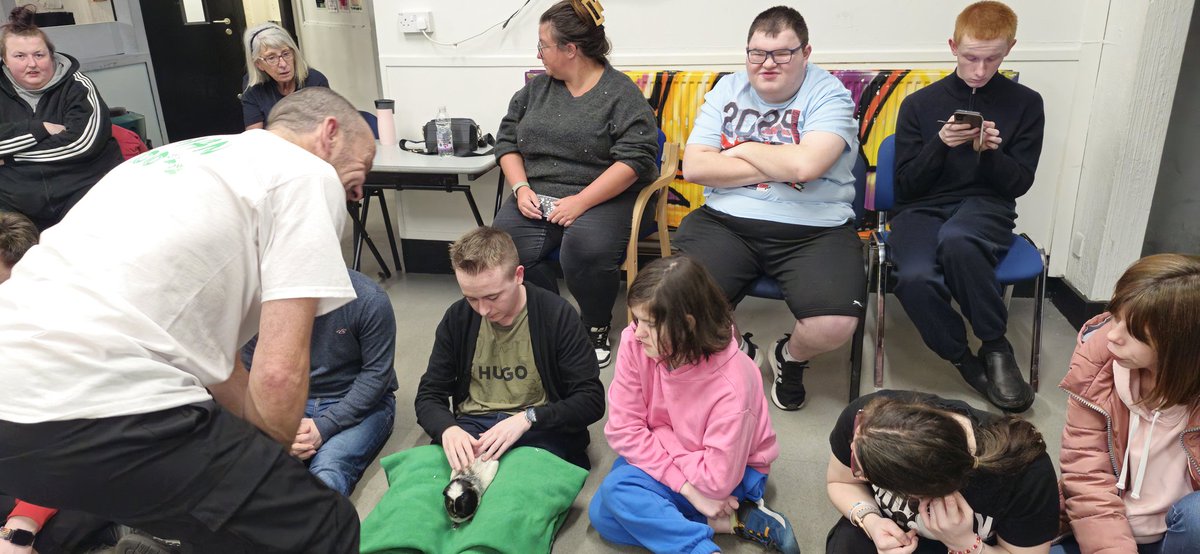 We loved having the animal man in tonight. A fabulous activity everyone enjoyed. 🐹🐰🦆🕷 <a href="/youthworkhive/">The Youth Work Buzz</a> <a href="/YouthLinkScot/">YouthLink Scotland</a> <a href="/cldstandards/">CLD Standards Council</a> <a href="/YoungScot/">Young Scot</a> <a href="/YouthScotland/">Youth Scotland</a>