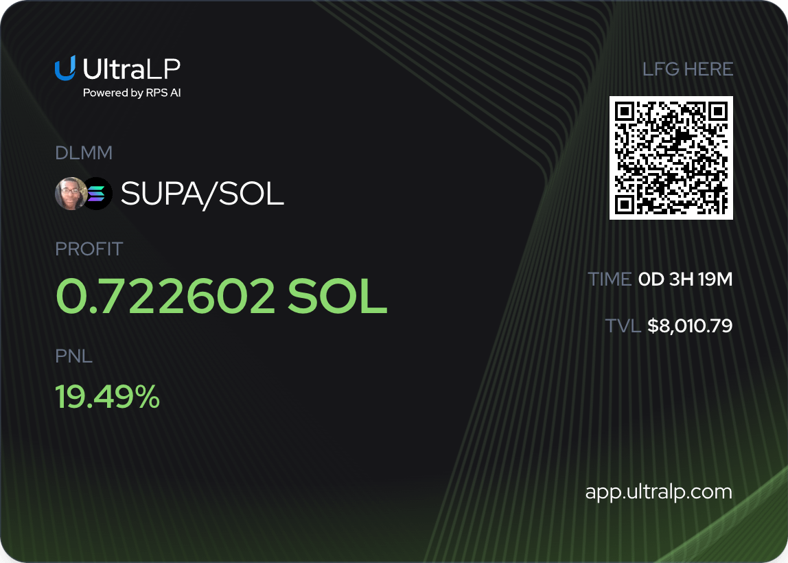 1/ How i closed my DLMM position with 200% profits on Meteora ☄️

"First of all - im not a trader"

Some traders may say that pure LP-ing is not possible to out-profit trading.

However, with the right strategies, tools and good timing - <a href="/MeteoraAG/">Meteora</a> &amp;  <a href="/UseUltraLP/">UltraLP - LP Smarter Onchain with AI</a> can give you the