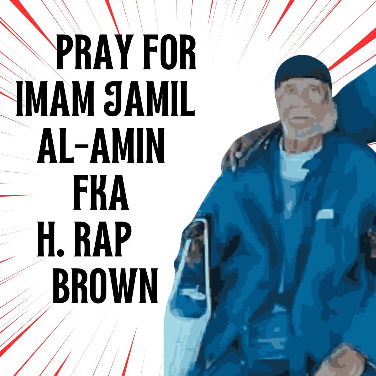_FreeImamJamil's tweet photo. 🚨BREAKING NEWS: Imam Jamil has recently been transferred to a federal medical institution! 

We are grateful for your calls and emails that made this transfer happen 🙏🏽

Unfortunately, however, after months of gross negligence, Imam Jamil is in critical condition. https://t.co/0c41uRklTY