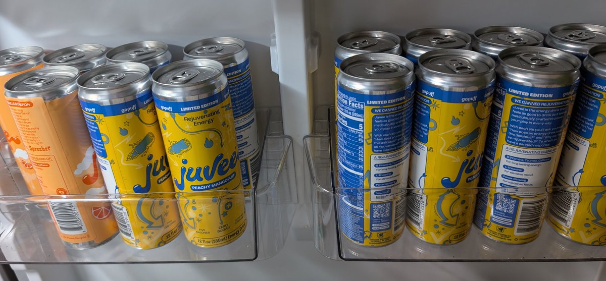 achievedawesome's tweet photo. When you get all your @drinkjuvee orders in one day. As a sorry to the USPS carrier you give him a case for himself and told him that Juvee is also at Dollar Tree. https://t.co/5bzuroftVO