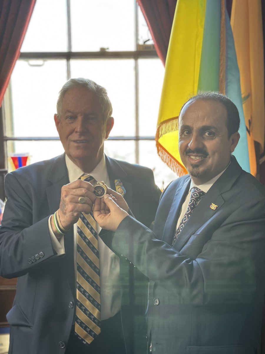 RepJoeWilson's tweet photo. Grateful to meet the Yemeni Minister of Information Moammar Al-Eryani to discuss how America can work with the Yemeni government to defeat the terrorist Houthis.

Free Yemen from Iran https://t.co/IYYhzcFp1i
