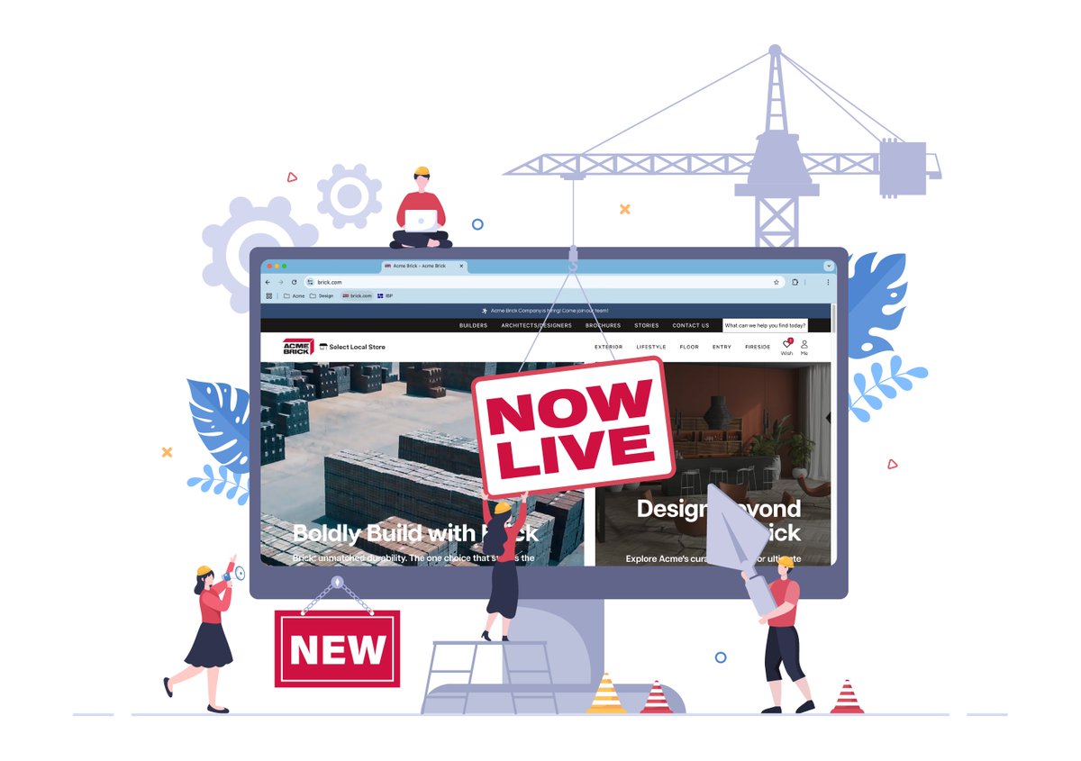 Discover the New brick.com! What's new? Custom experiences for pros &amp; homeowners, inspiring project galleries, easy product navigation, advanced design tools &amp; more! Visit brick.com and explore how we can bring your vision to life!