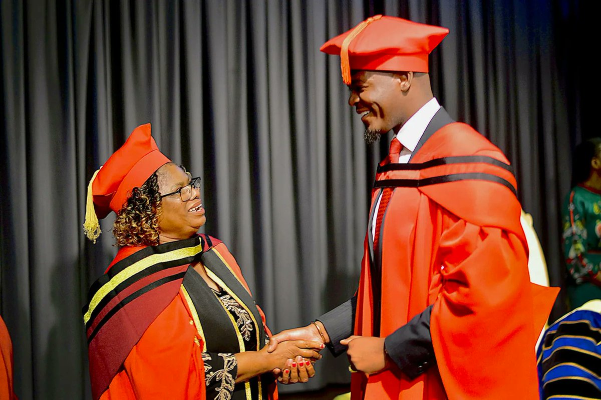 iAmKudaMaynard's tweet photo. Thread: Shacky Timburwa and the PhD hoax. 

On 3 November, 2023. Shacky posts that he has graduated with a PhD in International Relations. He says this is "the culmination of years of hard work". He boasts of his title 'Dr' aged just 31. 

But, none of it was true. It was bogus. https://t.co/OIckDE4Y5Z