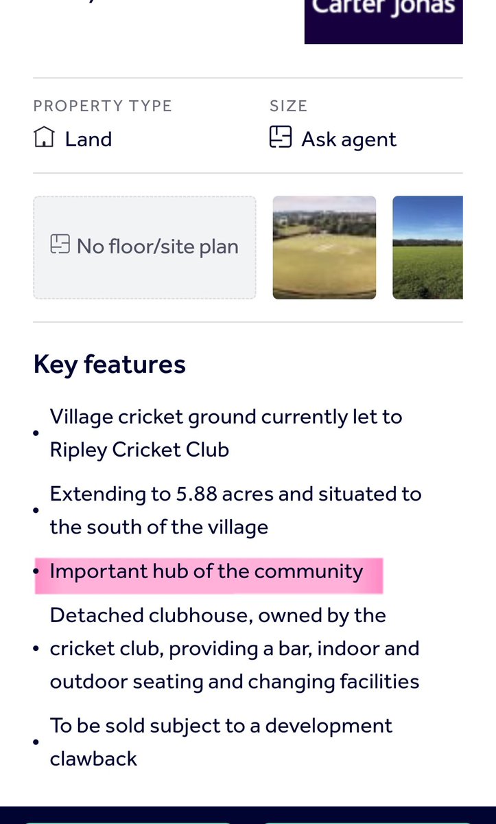 #wesupportRipleyCCYorkshire
Our friends at <a href="/RCCyorkshire/">Ripley Cricket Club Yorkshire</a> are having their ground sold and as yet, haven't been offered the opportunity for discussions to remain at their cricket home. Guys, most of you know how important clubs are for their communities, please share 🙏🏻♥️