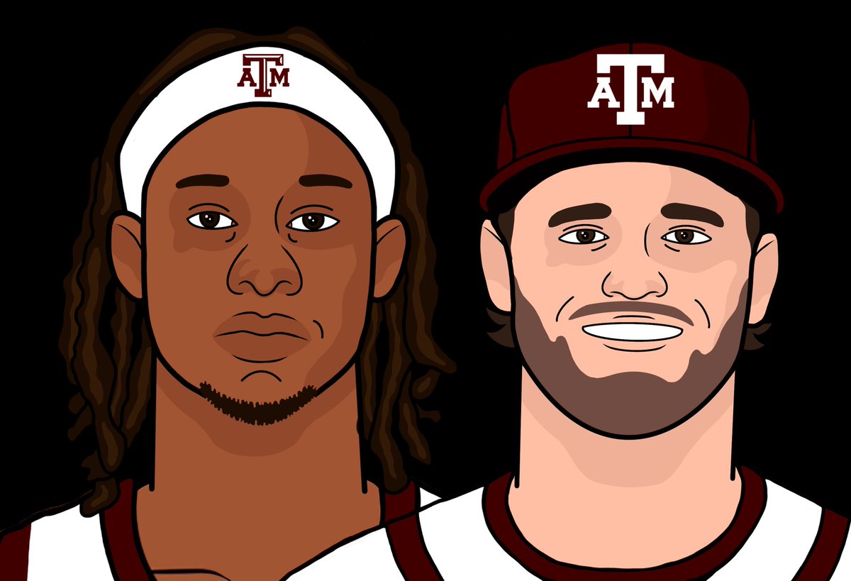AggieMuse's tweet photo. Top 10 on the court, 10 days ‘til first pitch! Aggieland is heating up! 🔥 https://t.co/LdDF4BnU3b