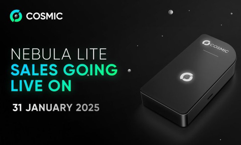 🚀 Cosmic Network ($COSMIC) is redefining the future of decentralized connectivity. Powered by cutting-edge technology, $COSMIC delivers blazing-fast speeds, cross-chain compatibility, and unmatched scalability - fueling the next evolution of Web3.

Don’t fade anons 👀