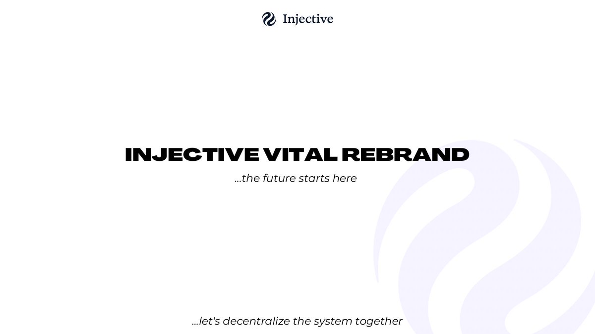 TheAwal024's tweet image. Injective Vital Rebrand🫣

What does the future look like?

The future creates change and it starts now…
The future doesn’t wipe out the past…
The future is limitless…

So fast!
So secured!!

One win, we all wins!

The future is unified!

Cc: @injective🥷

#SVM #EVM #WASM $INJ