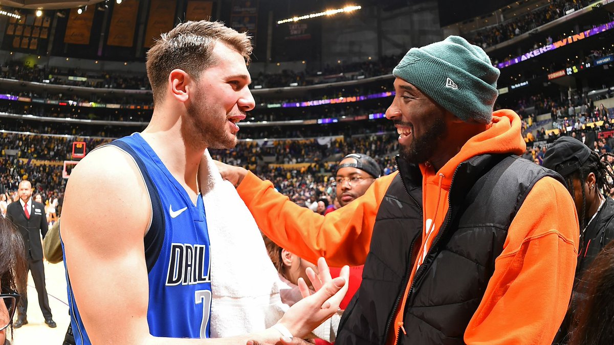 TheDunkCentral's tweet photo. "I wish Kobe and Gigi were here to see this moment."

- Luka 

(Via @ByTimReynolds ) https://t.co/YDsZGWzNwZ