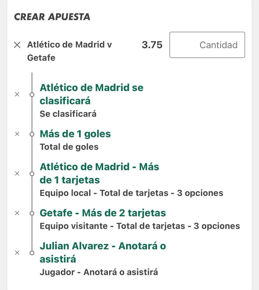 BetaTips25's tweet photo. ATLÉTICO DE MADRID - GETAFE 

CUOTA 3.75 📊 https://t.co/2qsctbDfps