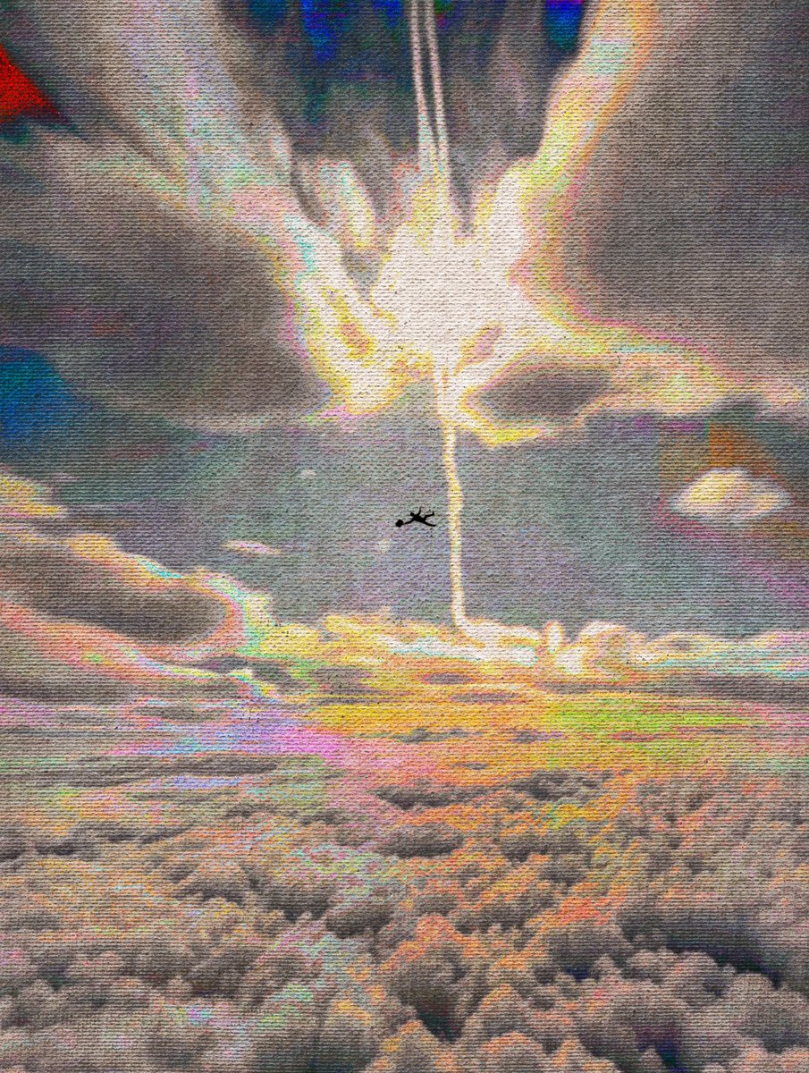 late for work, head in the clouds