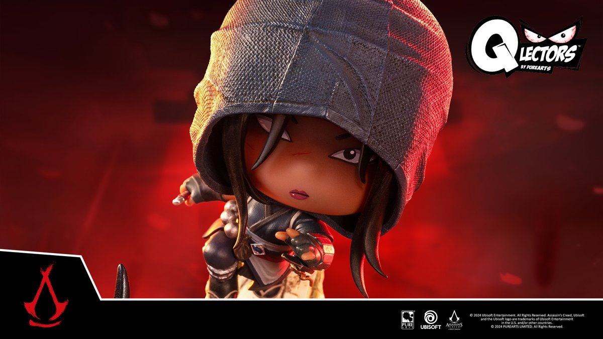 PureArtsLimited's tweet photo. Fierce shinobi Naoe &amp; powerful samurai Yasuke are ready to defend their destinies ⚔️

Pre-order your Qlectors Assassin's Creed Shadows Naoe &amp; Yasuke now!  ➡️ https://t.co/WZyKlHhl4E https://t.co/Z1CbWW3OCP