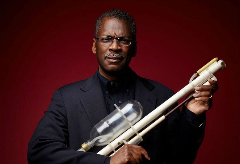 leapofficialorg's tweet photo. 🌟 Black History Hero Spotlight 🌟
Lonnie G. Johnson is the inventor of the popular Super Soaker toy. Holding 100+ patents, his contributions to STEM, include a thermoelectric energy converter &amp; an improved way to store &amp; distribute solar energy. #Inventor #EngineeringGenius 🚀 https://t.co/KUNdetlZkq