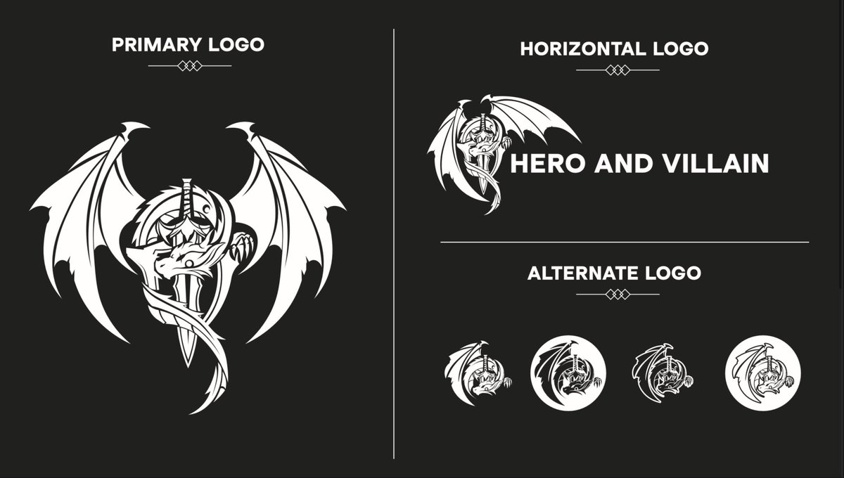 AQWHeroGuild's tweet image. As we transition back to Hero, we’re excited to unveil a new guild logo, created by the talented @raartsz 

A huge thank you to Raa for the incredible hardwork on our new logo. Your creativity &amp;amp; dedicated truly brought our vision to life!