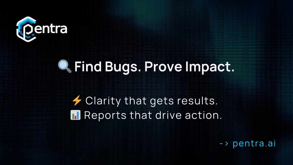pentra_ai's tweet photo. Finding vulnerabilities is the easy part—getting companies to fix them is the real challenge.

How do you make your pentest reports impossible to ignore? 🔥 https://t.co/67w3OsyaGr