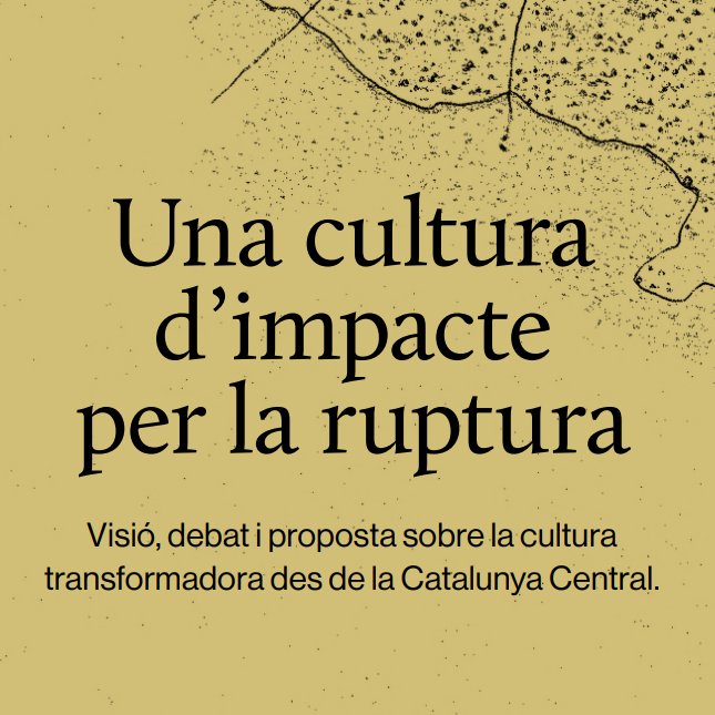 publicsCat's tweet photo. Cultura del Bé Comú publica "Una cultura d’impacte per la ruptura". Descàrrega gratuïta 👇
https://t.co/jeWUSsEyBG https://t.co/wT6gLbF76h