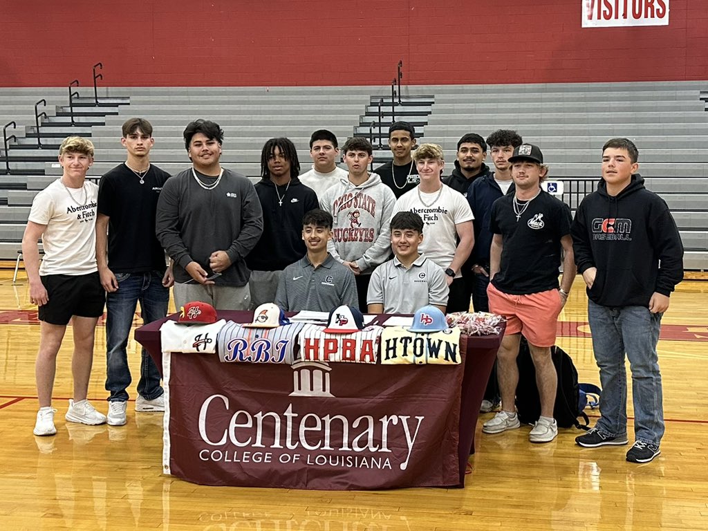 Congratulations to Abraham Greene on signing to continue his academic and baseball career at Centenary College in Shreveport Louisiana. #gogents