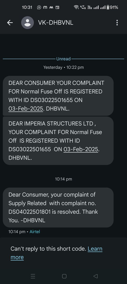 RWA Imperia Esfera, Sector 37 C (@esferarwa) on Twitter photo <a href="/DHBVNL/">DHBVN (दक्षिण हरियाणा बिज़ली वितरण निग़म लिमिटेड)</a> sector 37 C has been facing long power cuts (6+ hrs) daily. This isn't acceptable. Why can't you get da 33KV power station ready for better supply.
If that is taking time, why can't your team share updates with society's POC. Are we asking 4 too much?<a href="/cmohry/">CMO Haryana</a> <a href="/DHBVNL/">DHBVN (दक्षिण हरियाणा बिज़ली वितरण निग़म लिमिटेड)</a> sector 37 C has been facing long power cuts (6+ hrs) daily. This isn't acceptable. Why can't you get da 33KV power station ready for better supply.
If that is taking time, why can't your team share updates with society's POC. Are we asking 4 too much?<a href="/cmohry/">CMO Haryana</a>