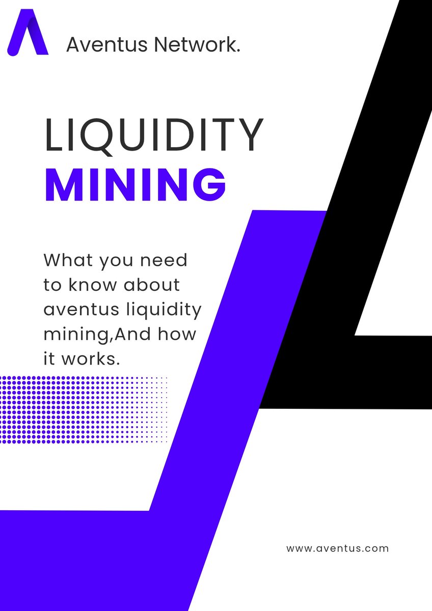 PaschalUchenna6's tweet image. Hey Guys!!!👋

  Liquidity mining is a mechanism within the DeFi space that encourages users to provide liquidity to DEXs in exchange for rewards.🥷

🗣️ Earn rewards by providing liquidity on Aventus!  Start staking today!🔥🔥
#Aventus #LiquidityMining