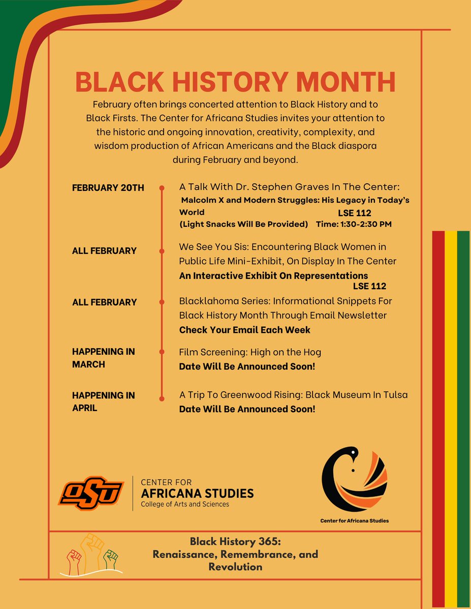 Come By The Center And Be Involved For Black History Month! Events Happening In The Next Couple Months As Well! #blackhistorymonth #blm