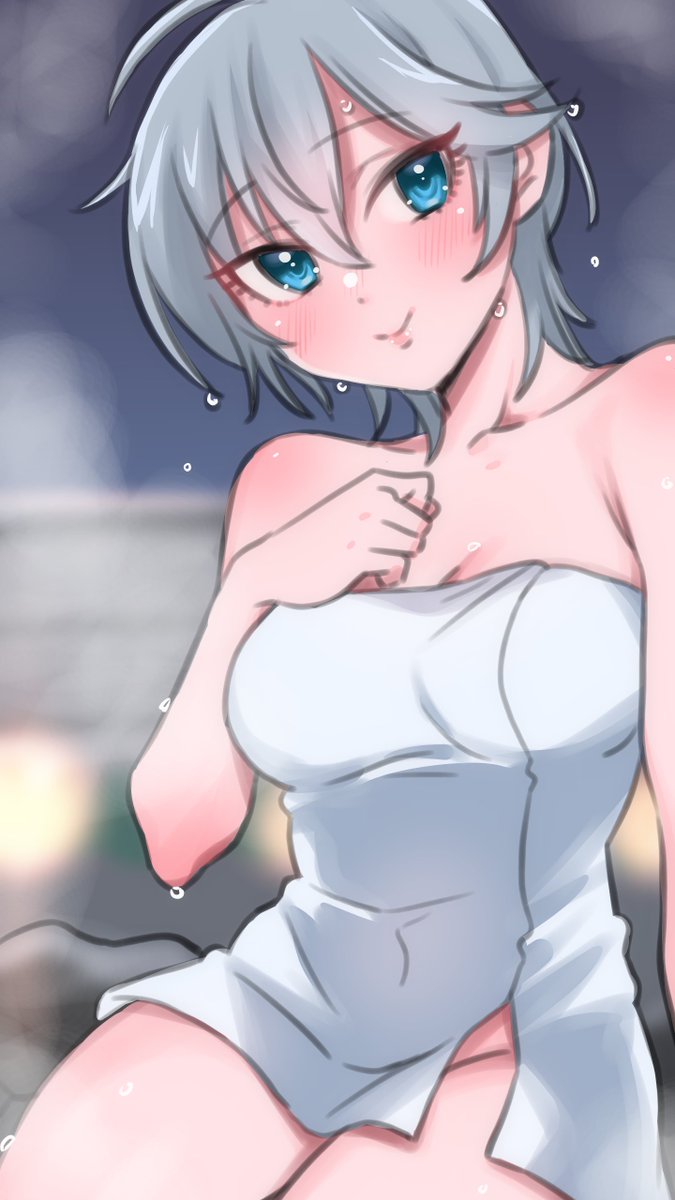 アーニャ「寝る前にほかほかのアーニャちゃんらくがき。お部屋寒い… 」|ラーメン仙人のイラスト
